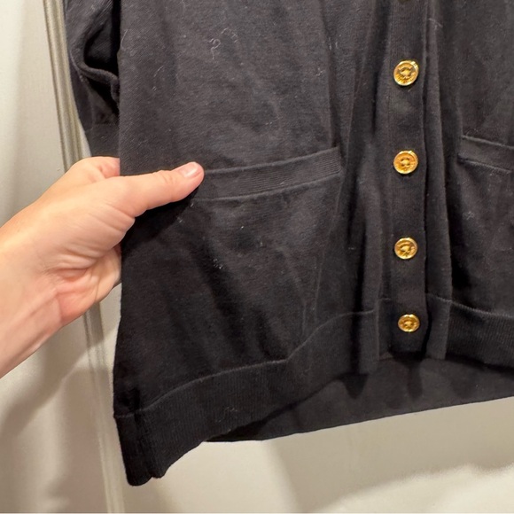NWT Lauren Ralph Lauren Black Cardigan XL Quiet Luxury Old Money Heritage Spring - Picture 5 of 11